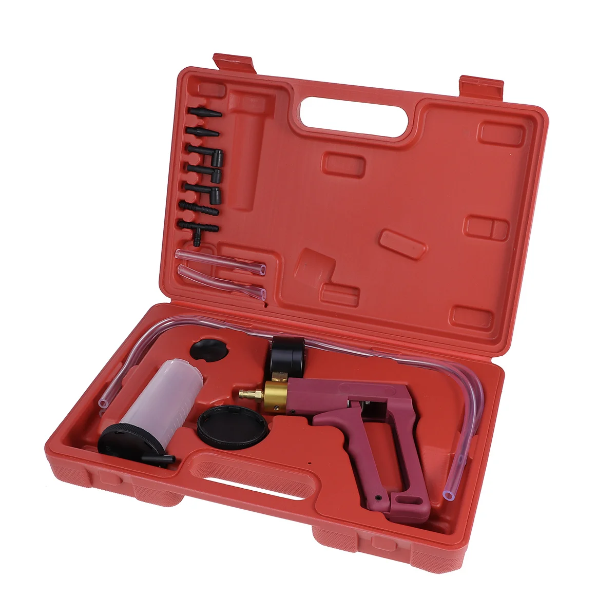 Portable Vacuum Pump for Car Brake Oil Replacement and Vacuum System Leak Detection Tool Compatible with All Vehicle Models