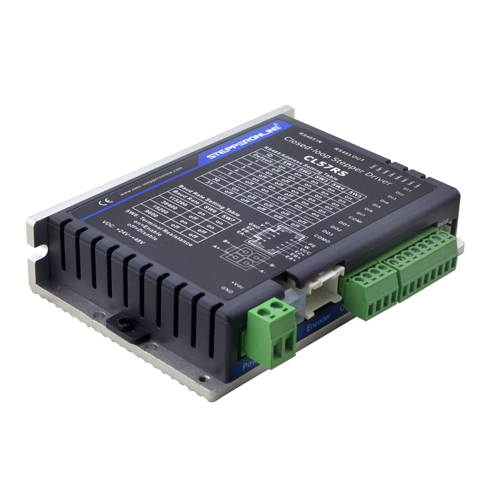 Imagem -02 - Stepperonline-motorista Deslizante Digital Modbus Rs485 0.17.0a 2448vdc para Nema 17 23 24 Motor Deslizante