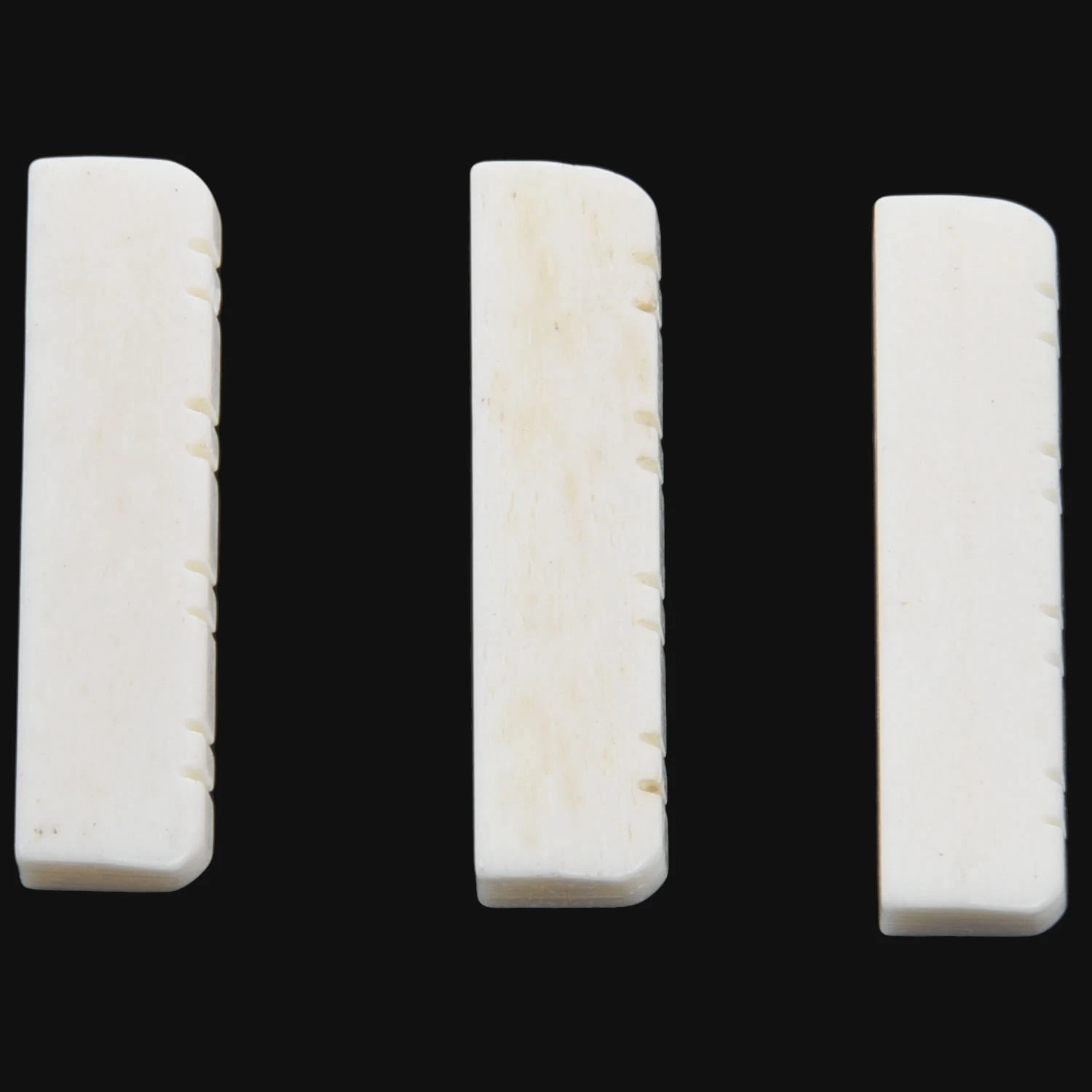 ABXY 3Pcs 8 String Guitar Nut Bone Bridge Mandolin Upper Nuts For Guitar Maker
