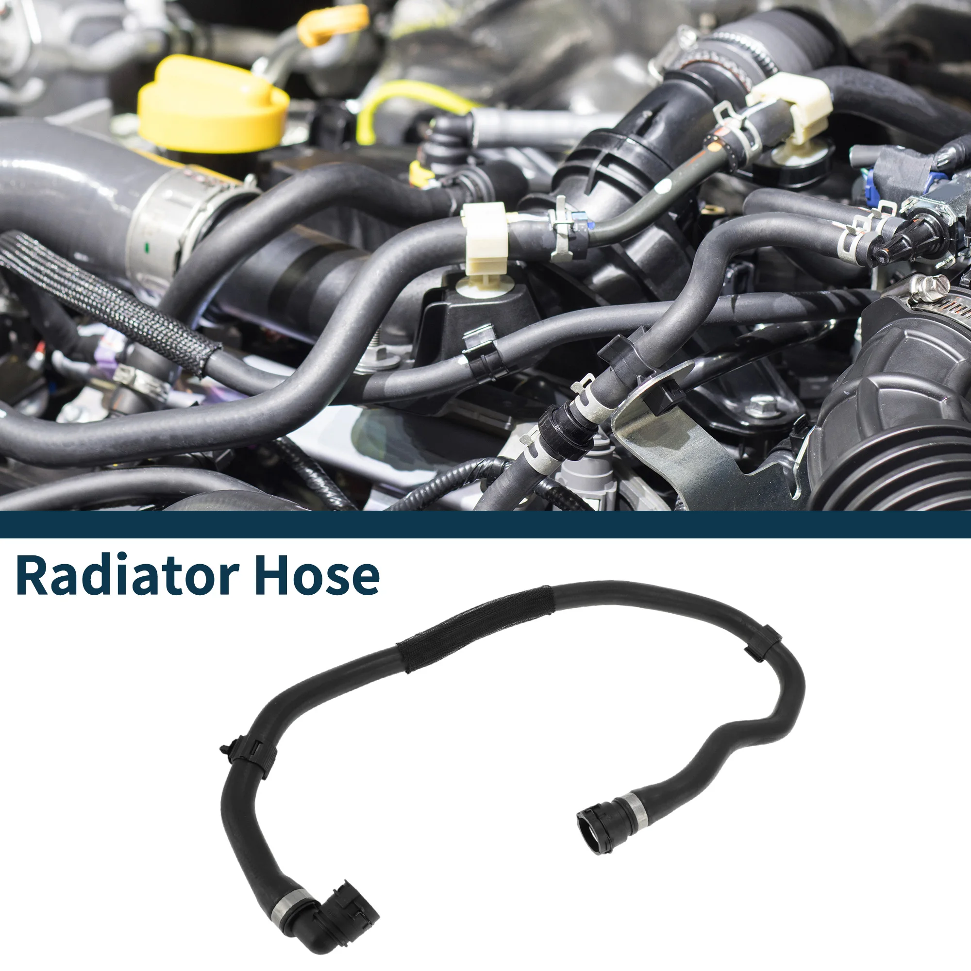 

Motoforti Шланг радиатора Шланг обогревателя Выпускной шланг радиатора для BMW X5 19-22 No 17129894780 Резиновая водосточная труба Черный 1 шт.