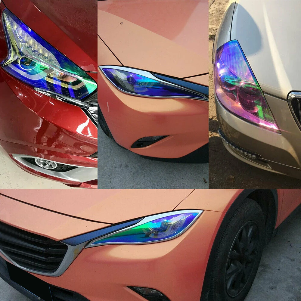 

Auto Headlight Taillight Fog Light Tint Protector Film Wrap Decals Sticker Covering Film Car Exterior Parts Tuning Universal