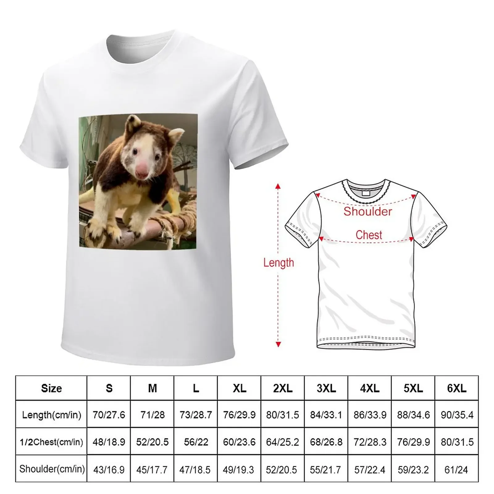 Tree Kangaroo T-Shirt plus size tops Blouse customs blanks heavy weight t shirts for men