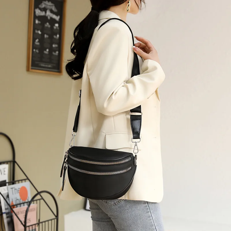 Fashion Mini Small Bag Women\'s Bag Saddle Bag Large-capacity Ladies One-shoulder Diagonal Bag Travel Mobile Phone Coin Pocket