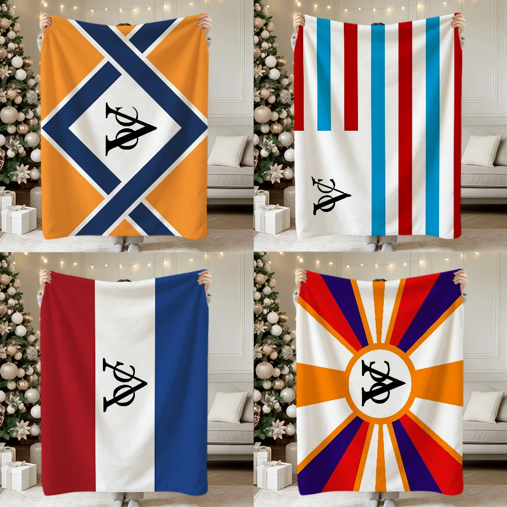 D-Dutch East India Company V-voc Soft Warm Plush Blanket For Dorm Sofa Living Room Pet Hogar Bedroom Gift Nap Home Flannel