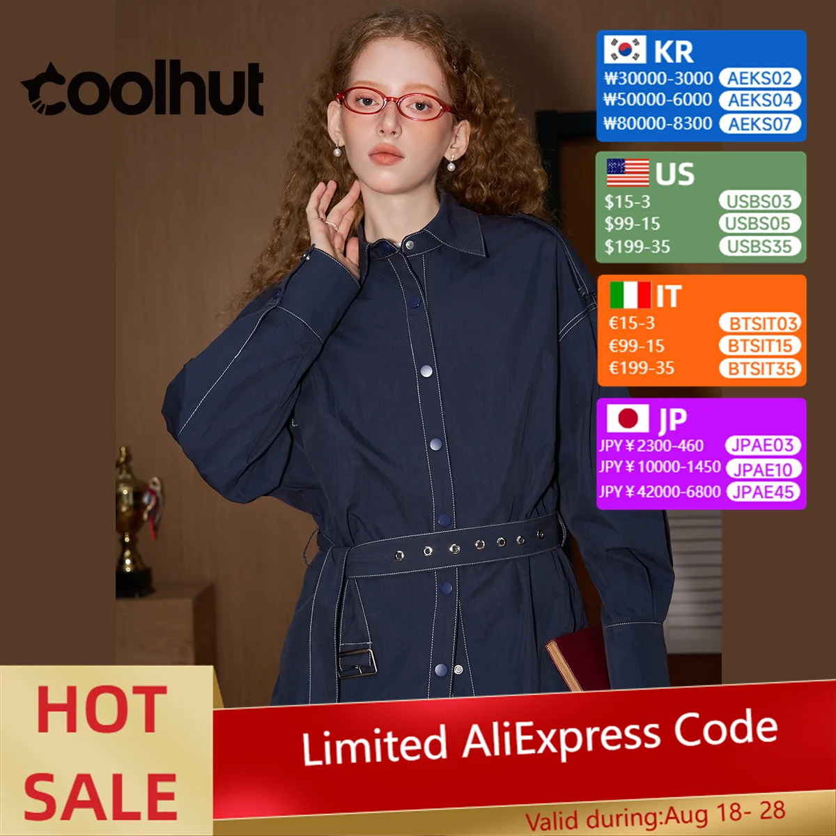 

COOLHUT Women's 2025 Vintage Single Breasted Trench Coat Mid Length Long Sleeve Shirt Collar Solid Color Minimalist Fall Jacket