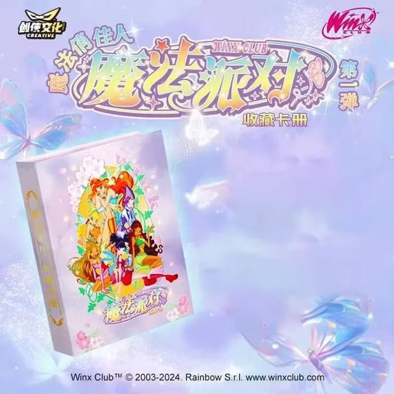 Original Winx Club Karten Magische Tasche Feentasche Feenwunderland Karten Bloom Stella Flora Anime-Karten Spielzeug Personalisierte Geburtstagsgeschenke