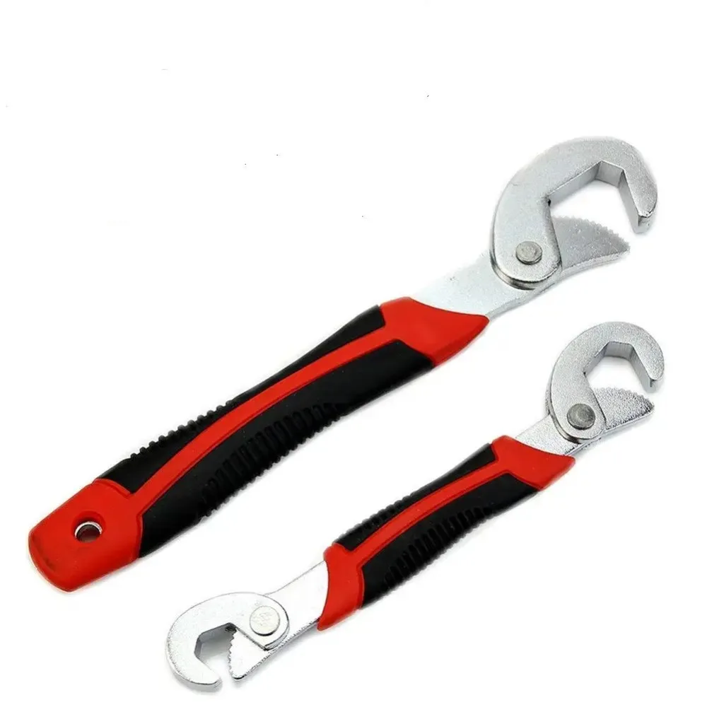 2 Pcs Set Adjustable Spanner, Universal Wrench,Quick Multi-function,New Grip 6-22mm Universal Opening Wrench