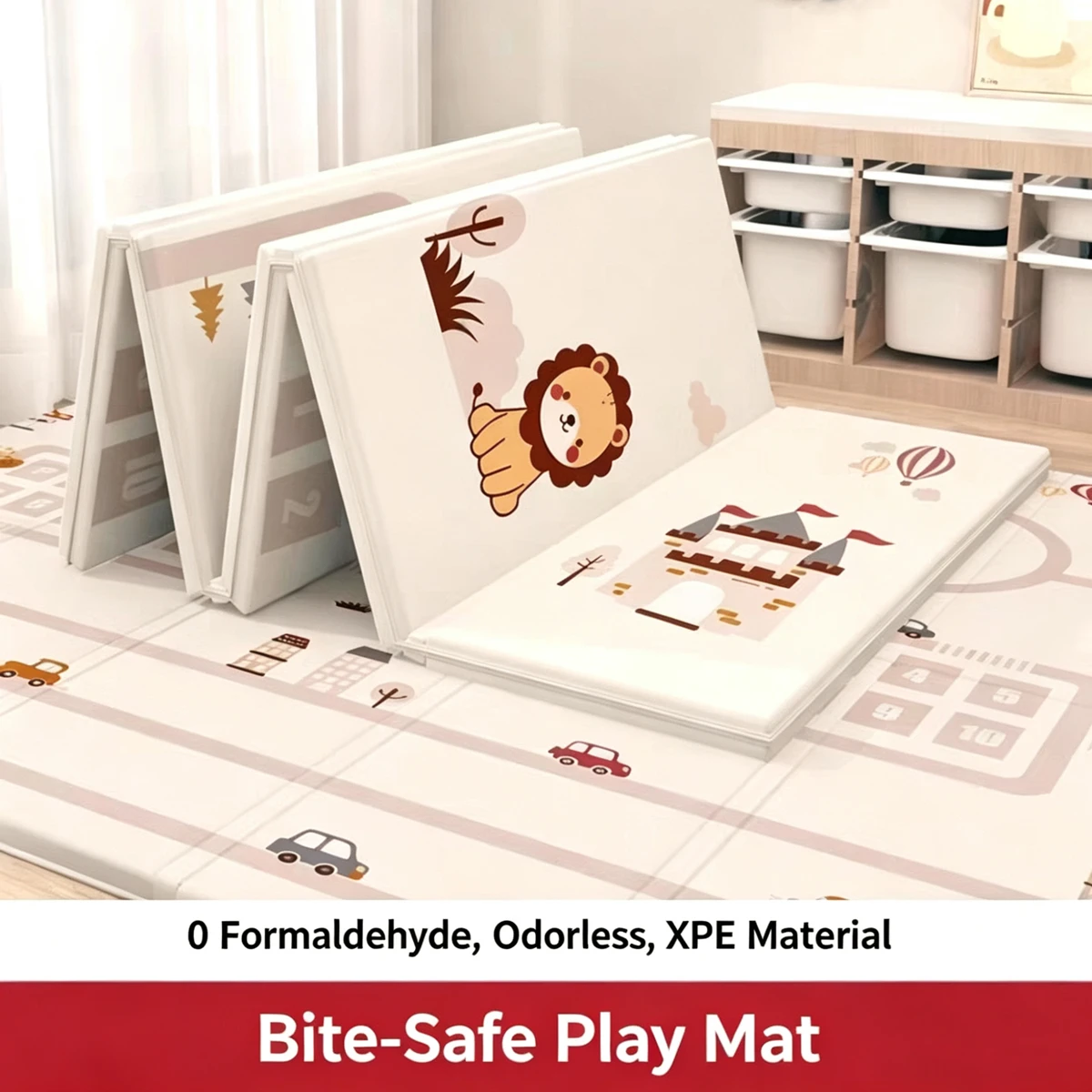 

Нетоксичный складной детский коврик 180*100 см, развивающий игровой коврик для малышей, коврик для ползания, детский ковер для занятий, игр и игрушек