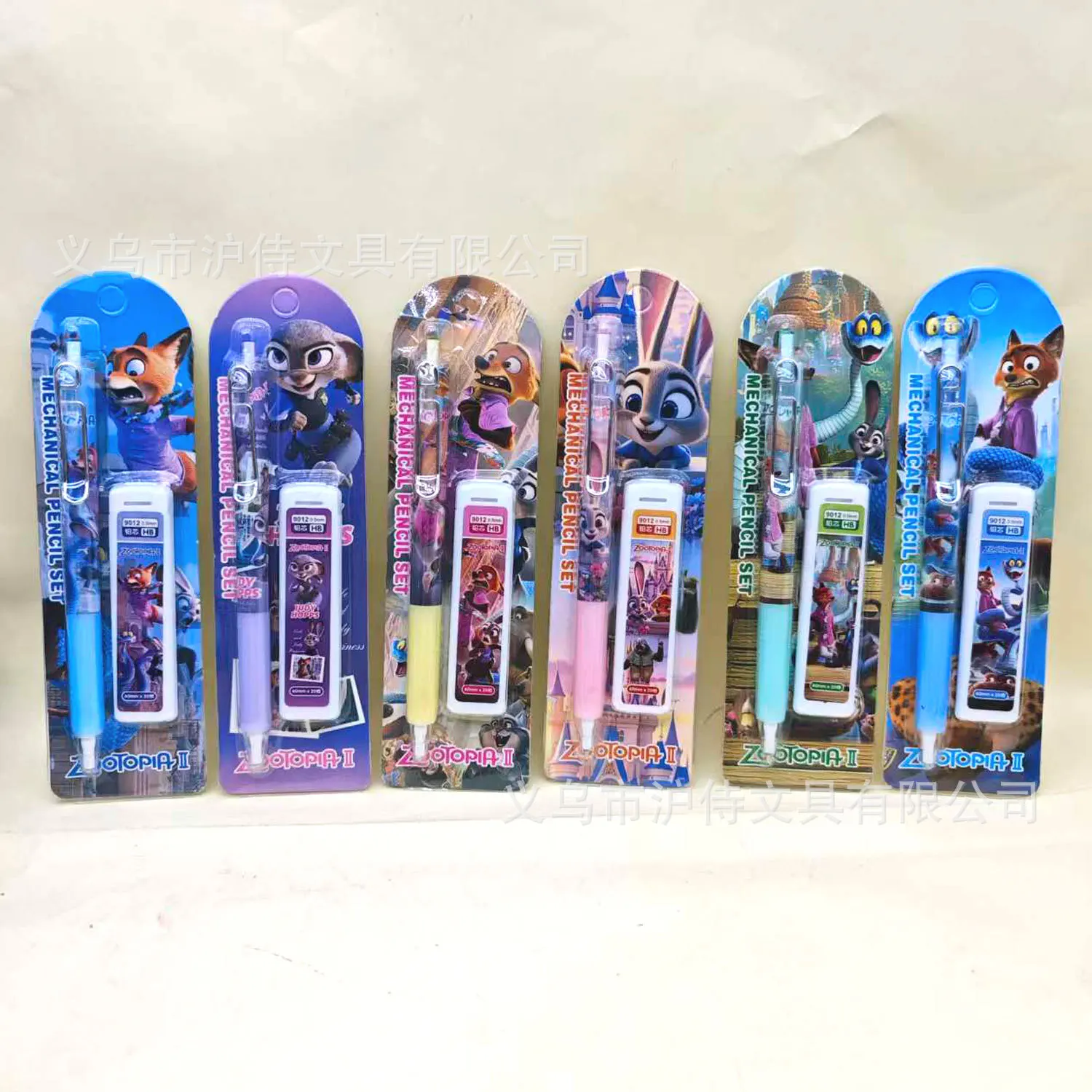 6/24 قطعة أنيمي جديد ل Zootopia2 مجموعة أقلام رصاص ميكانيكية القرطاسية الملء ليس من السهل كسر الرصاص قلم رصاص ميكانيكي هدايا عيد الميلاد #2