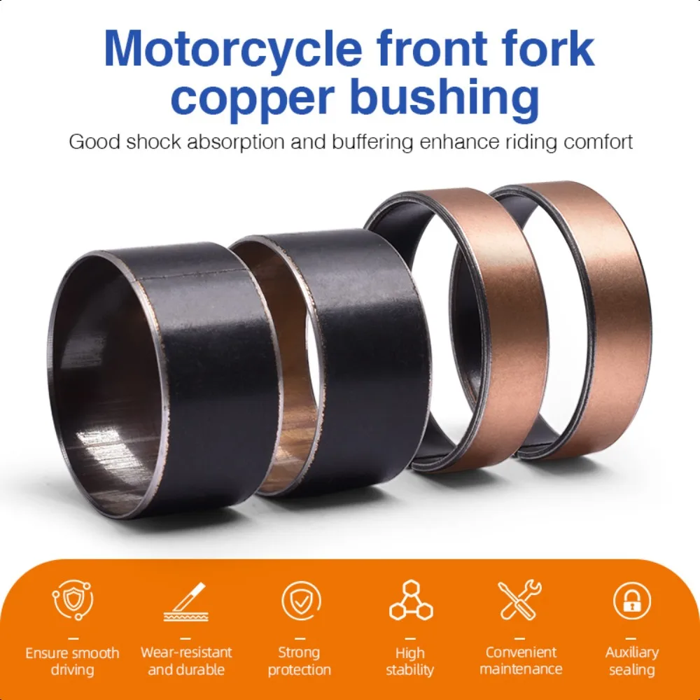 Front Fork Bushing Shock Absorption for YAMAHA DT125R DT125RE WR125 X R  YZ125 FZN150 YZF-R15 FZ16 DT200R WR 200 YZ250 DT230