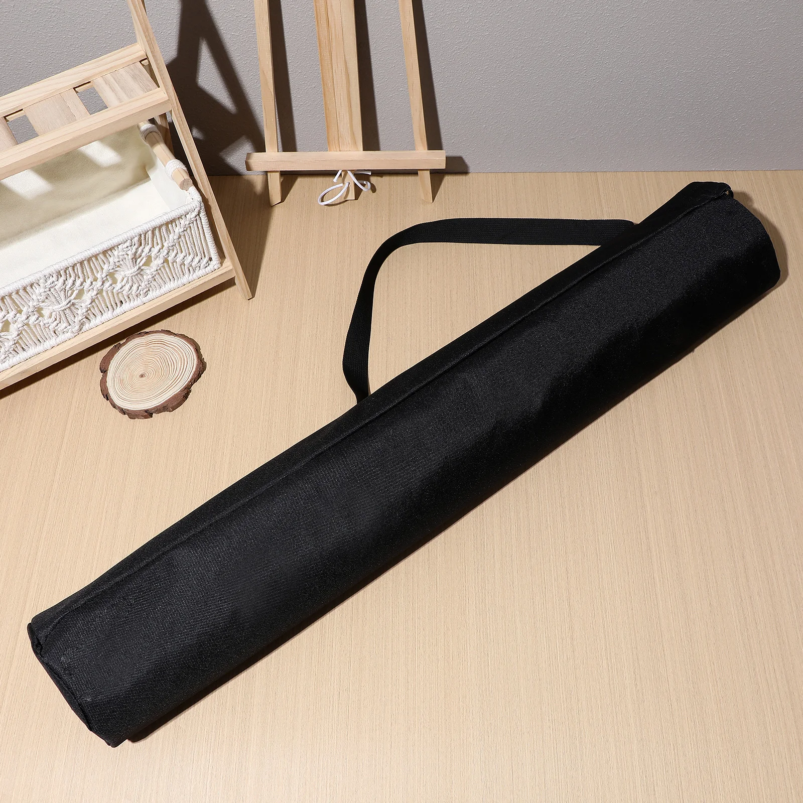 

Sturdy Tent Rod Storage Bag Large Portable Oxford Cloth Case for Fishing Poles Awnings Camping Travel Black Durable Fishing Gear