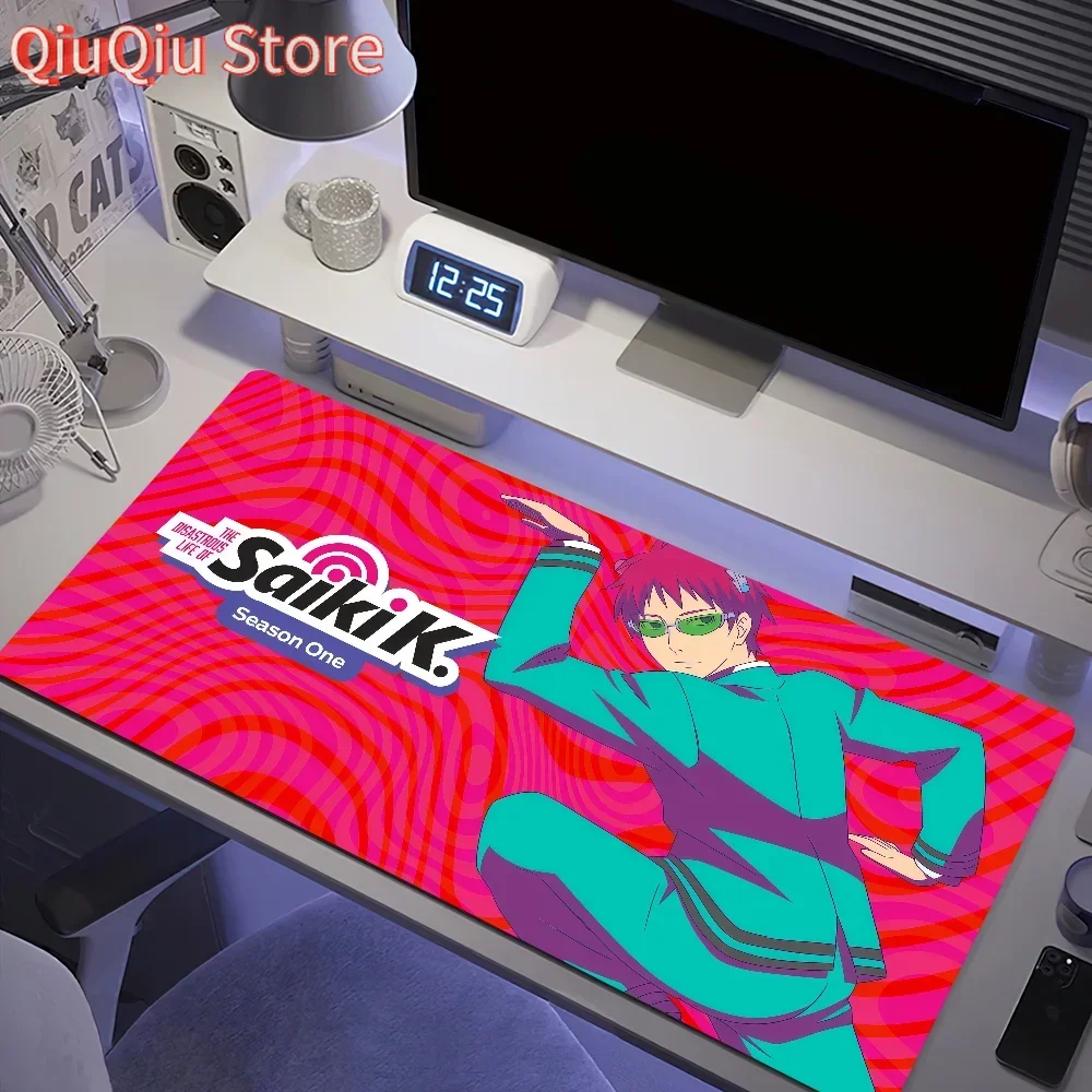 

Коврик для мыши Saiki Anti-fray Home Life Custom Эргономичный офисный аниме-каучуковый большой коврик K of Desk Disastrous Mat Клавиатура ПК Нескользящий