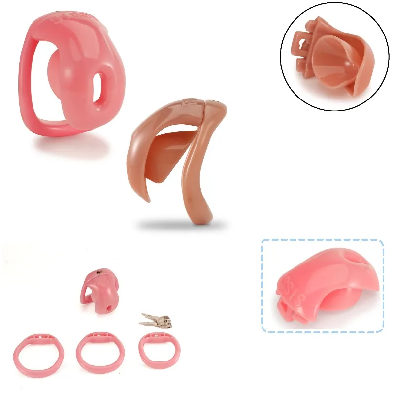 Protective Hat Style Chastity Lock Breathable Chastity Device for Men, Anti Cheating and Anti Escape SM Toys Adult Products 18+