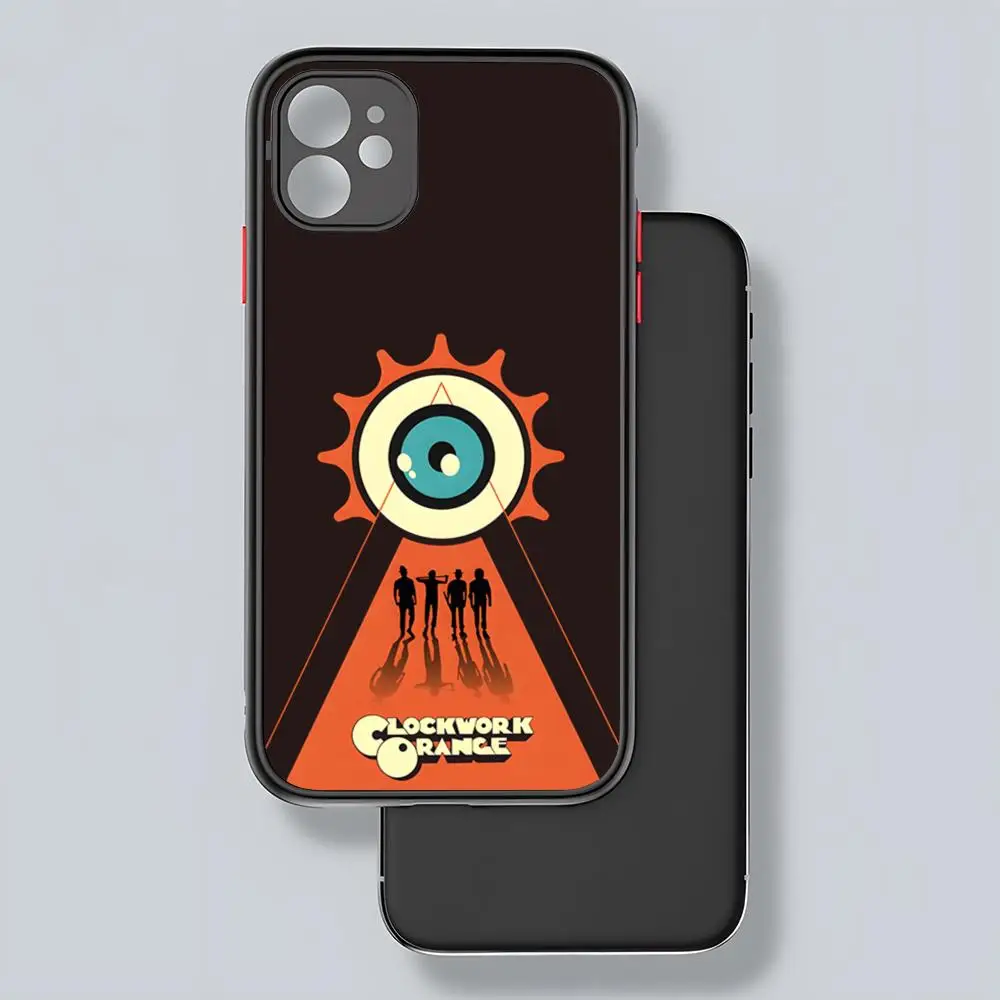 A Clockwork Orange Phone Case Matte Transparent Back For IPhone 15 14 13 12 11 Pro Max X XR XS 8 SE Mini Plus Cover