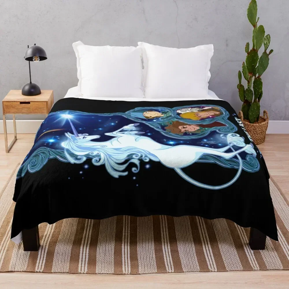

The last Unicorn Throw Blanket Soft Breathable Blanket for Night Sleeping