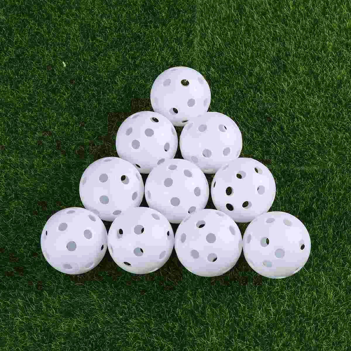 24 Pcs Ball Hollow Toys with Holes Multicolor Practice Training Balls Air Flow Child