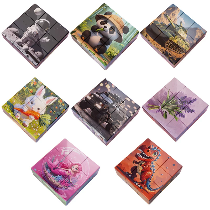 1 sztuka Klocki Magnetyczne dla Dzieci z Motywem Dinozaurów i Zwierząt, Zabawki DIY, Klocki Magnetyczne 3D dla Dzieci i Dorosłych