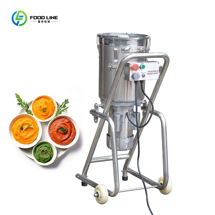 

Industrial Commercial Vegetable Pulper Chopper Electric Shredder Cutter Machine Fruit Meat Beater Grinder Puree Processing