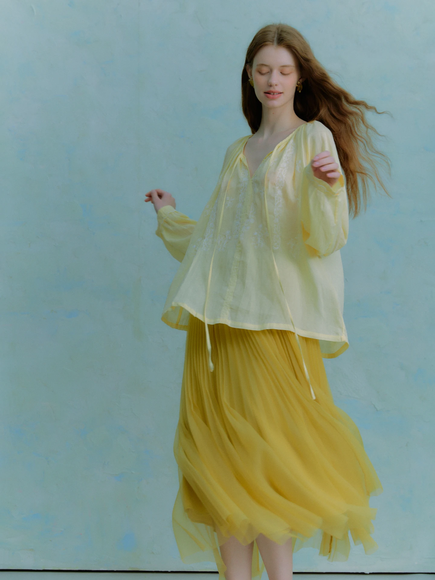 

Элегантная летняя женская рубашка из лиоцелла и льна с вышивкой, свободного кроя, с длинными рукавами, дышащая, производство Китай