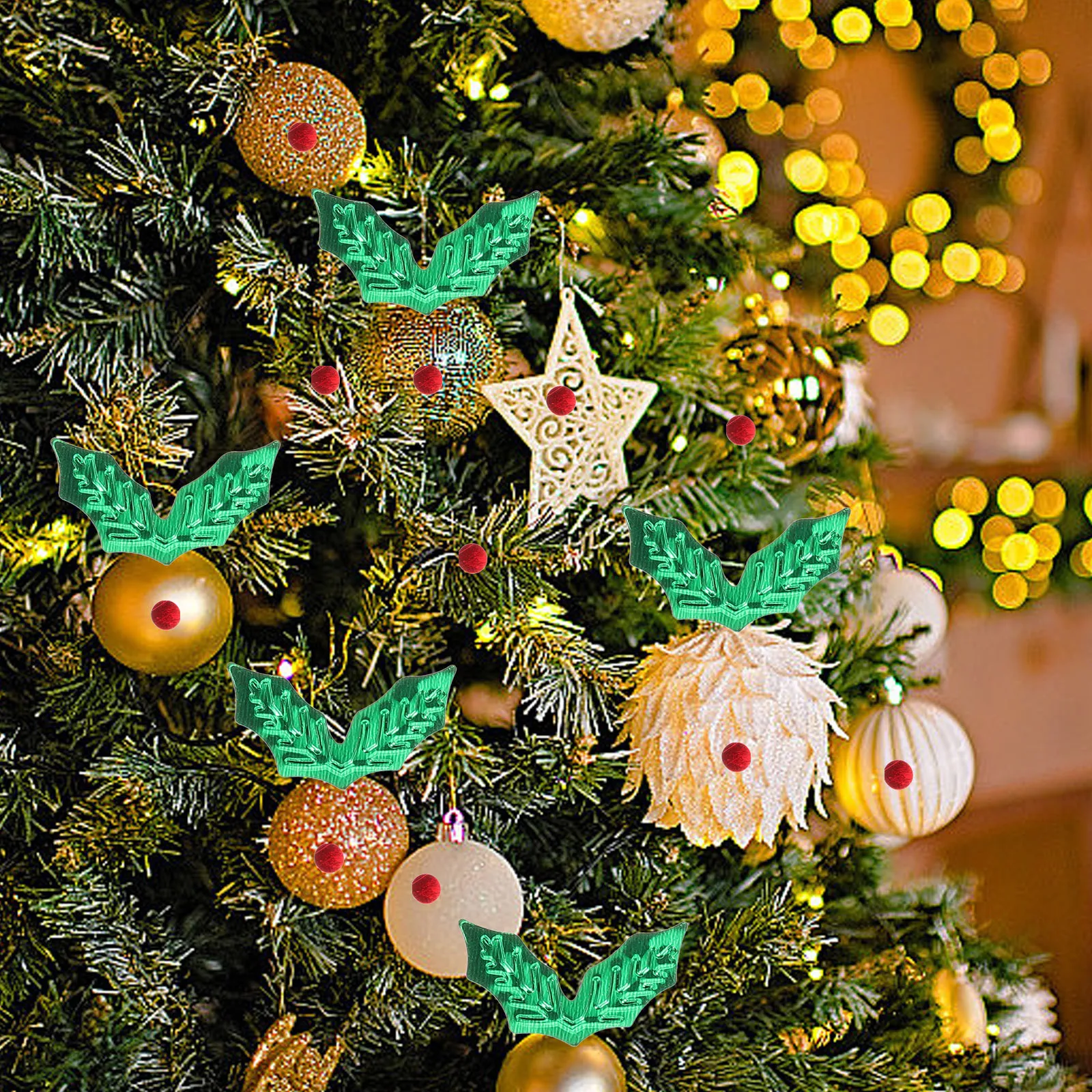 

45G Christmas Confetti Creative Shapes Sparkle Party Wedding Birthday Decor Holly Christmas Confetti Wedding Decoration