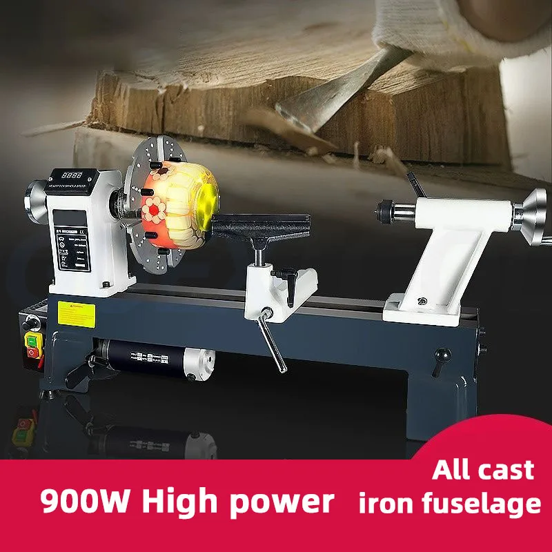 

A 900W Desktop Machine Tool Specifically Designed For Polishing Woodworking Materials Using A Multifunctional Micro Lathe