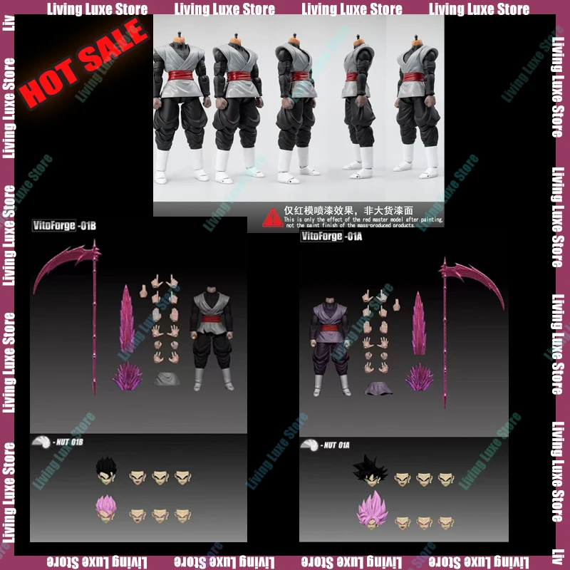 

Новый предзаказ VitoForge The Scythe Lord Dragon Ball Black Goku Zamas Super Saiyan, аниме-модель, игрушки, коллекция экшн-кукол, подарки