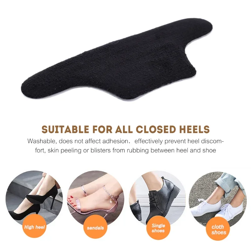 Women Silicone Insoles for Shoes High Heel Pad Adhesive Heels Pads Liner Grips Protector Sticker Pain Relief Foot Care Insert