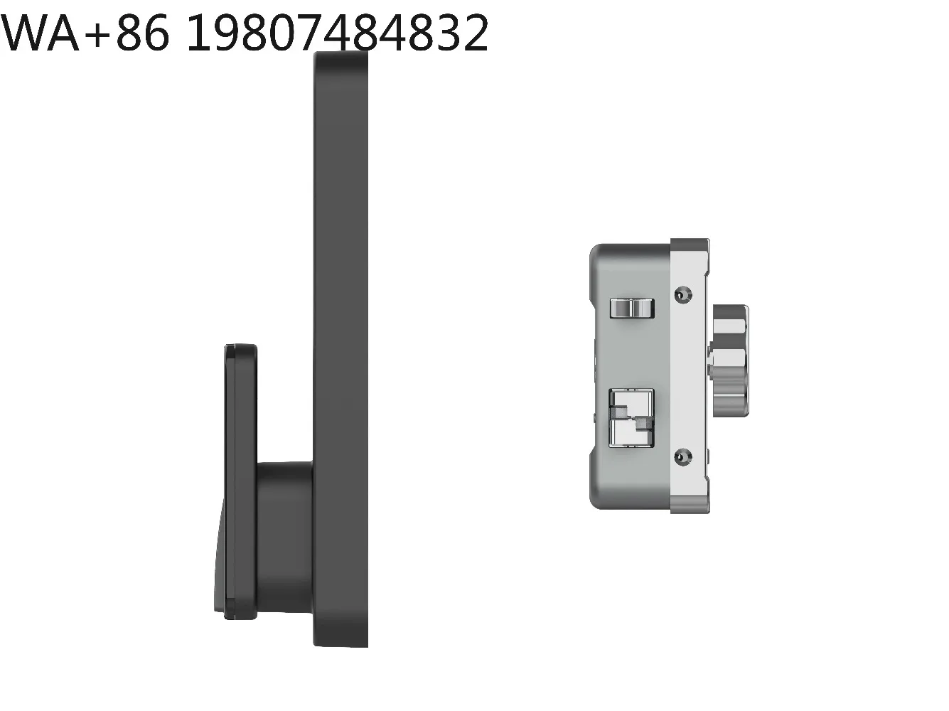 Matter WiFi Digital Rim Lock Alexa  Homekit Compatible 3D Face Palm Vein Video Doorbell Keyless Anti-theft Lock