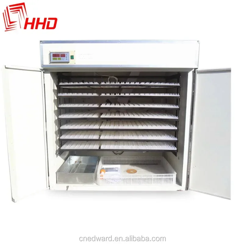 

HHD 500 eggs CE Approved Automatic poultry egg Incubator for hatching 528 eggs