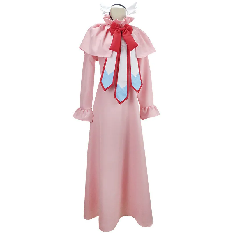 

Fulujiacos Anime Mavis Vermilion Cosplay Costume Girls Pink Dress Outfit Women