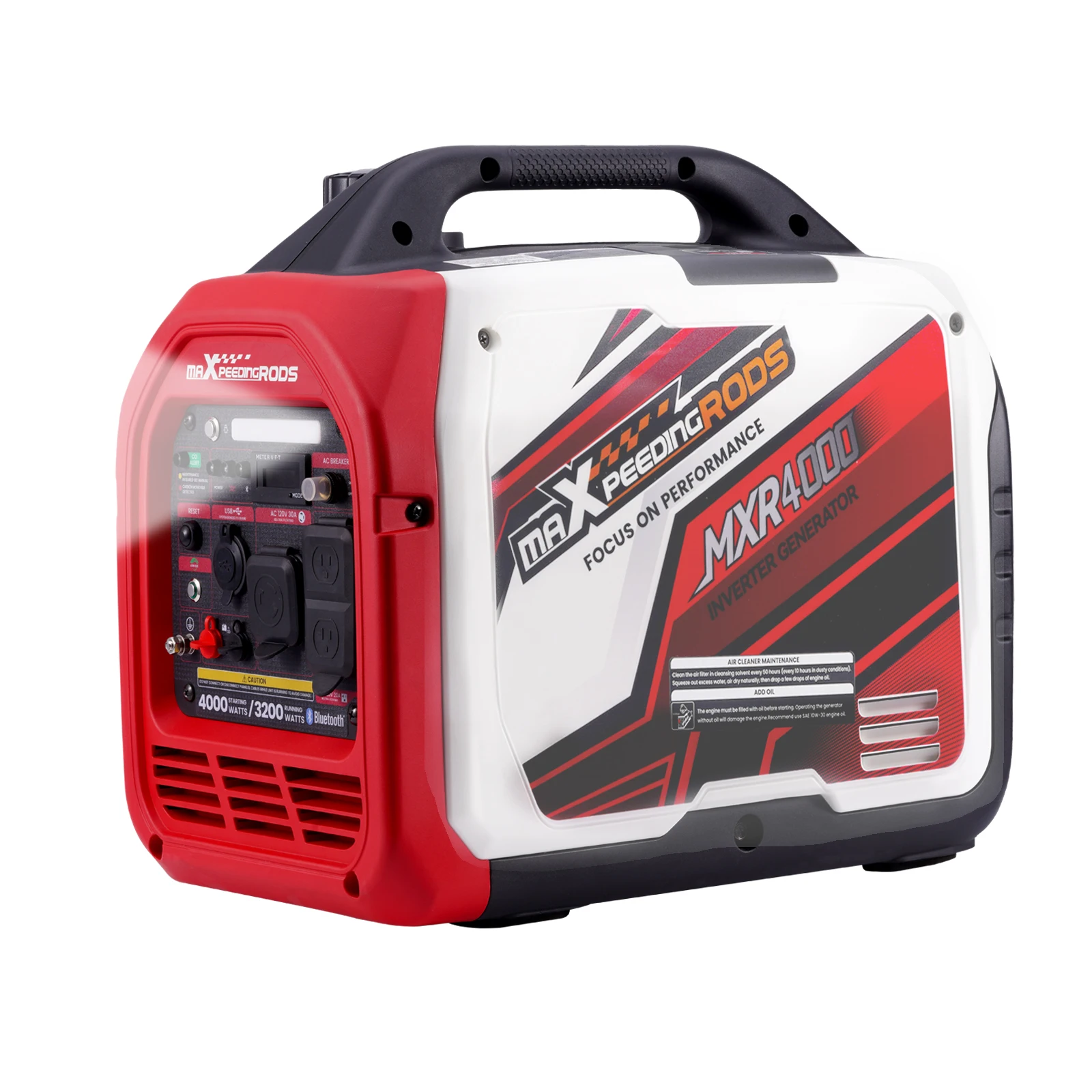 4000W Inverter Portable Generator Lightweight and Compact for Camping 120V