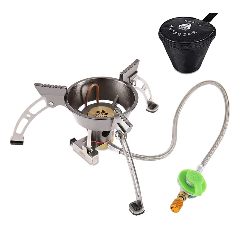 BRS Portable Outdoor Camping Windproof Gas Stove Cooker Furnace Stove Gas Burners BRS-11