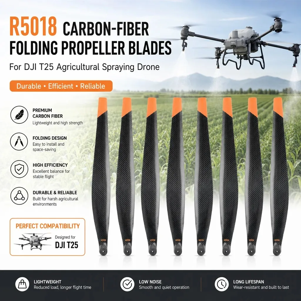 XAERO R5018 50 inch High Carbon Folding Propeller CW CCW for DJI T25 T25P Spraying Drone