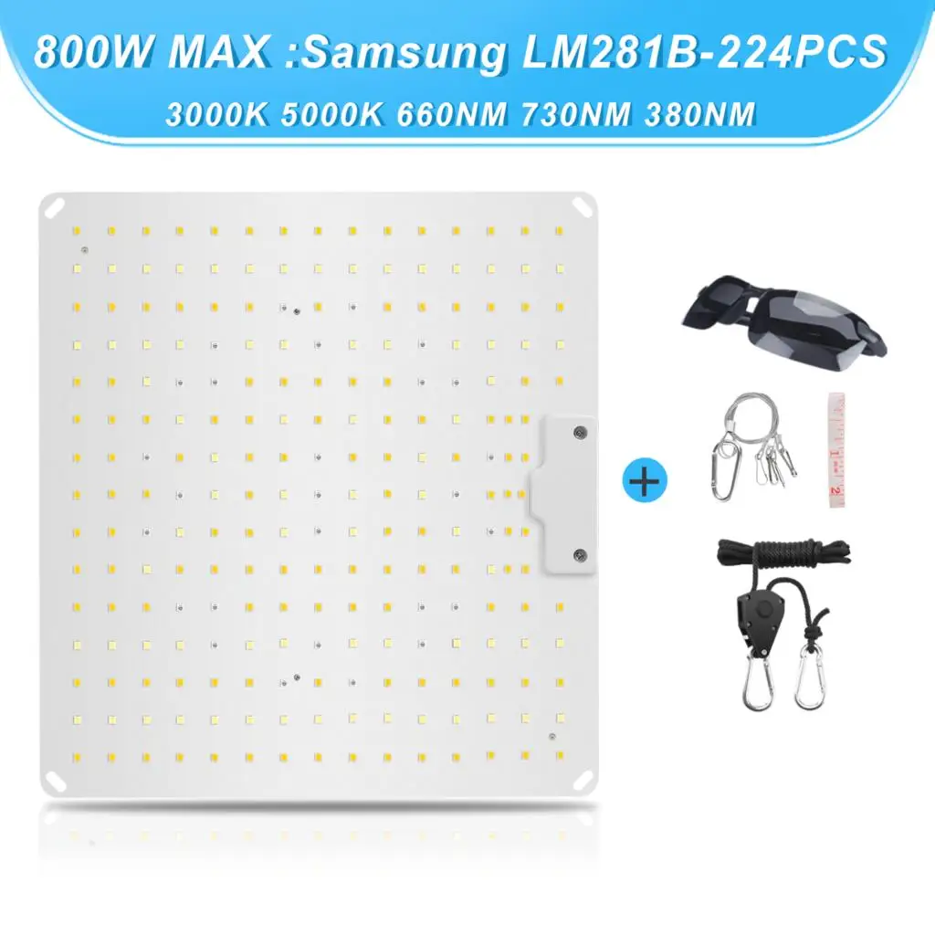 1000W Led Grow Light Met Samsung Diode Volledige Spectrum Stille Quantum Board, gebruikt Voor Indoor Kas Tent Hydrocultuur Plant - afbeelding 1