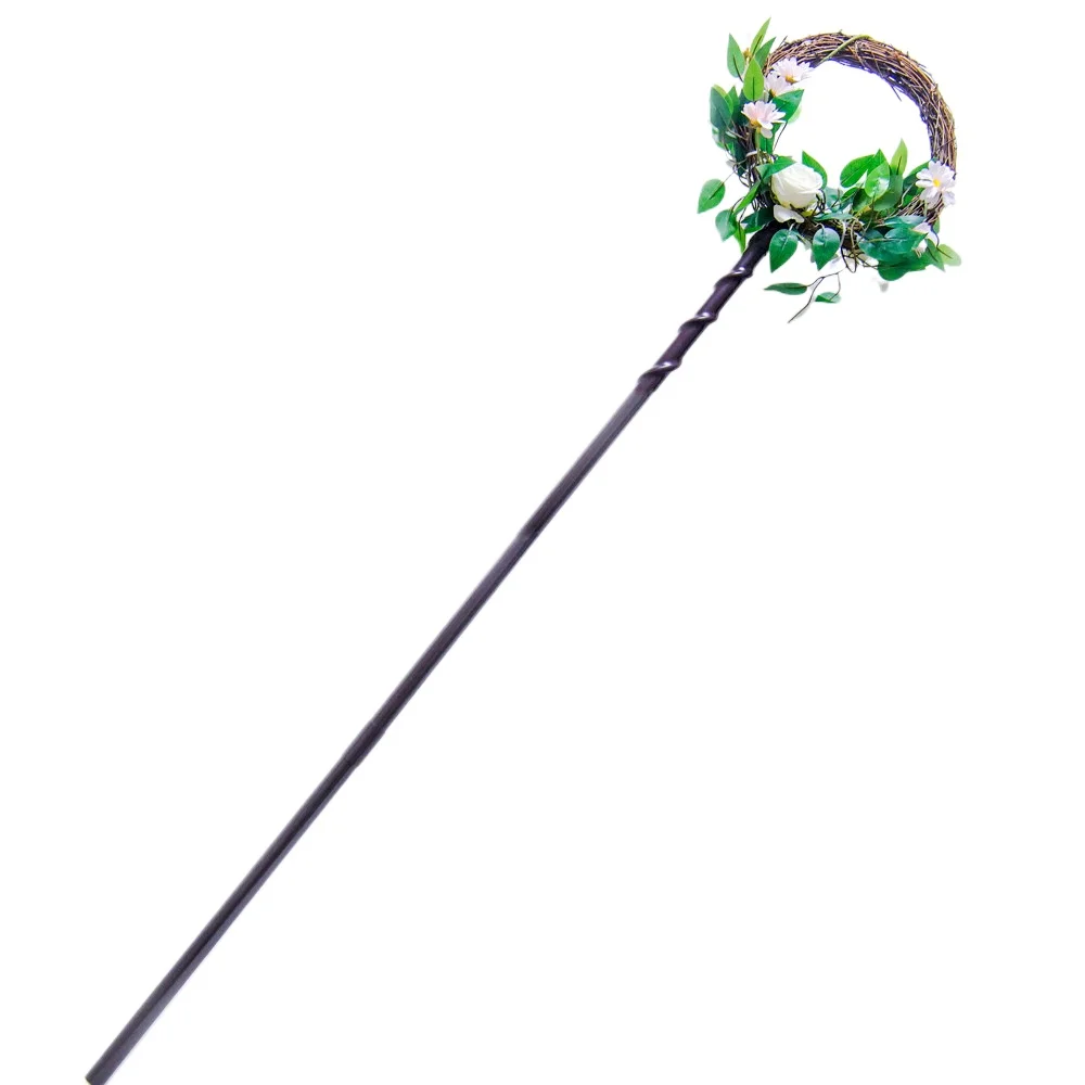 Game Arknights Suzuran Staff Lily of The Valley Spring Ode Skin Cosplay Props Magic Wand Anime Role Play Accessory