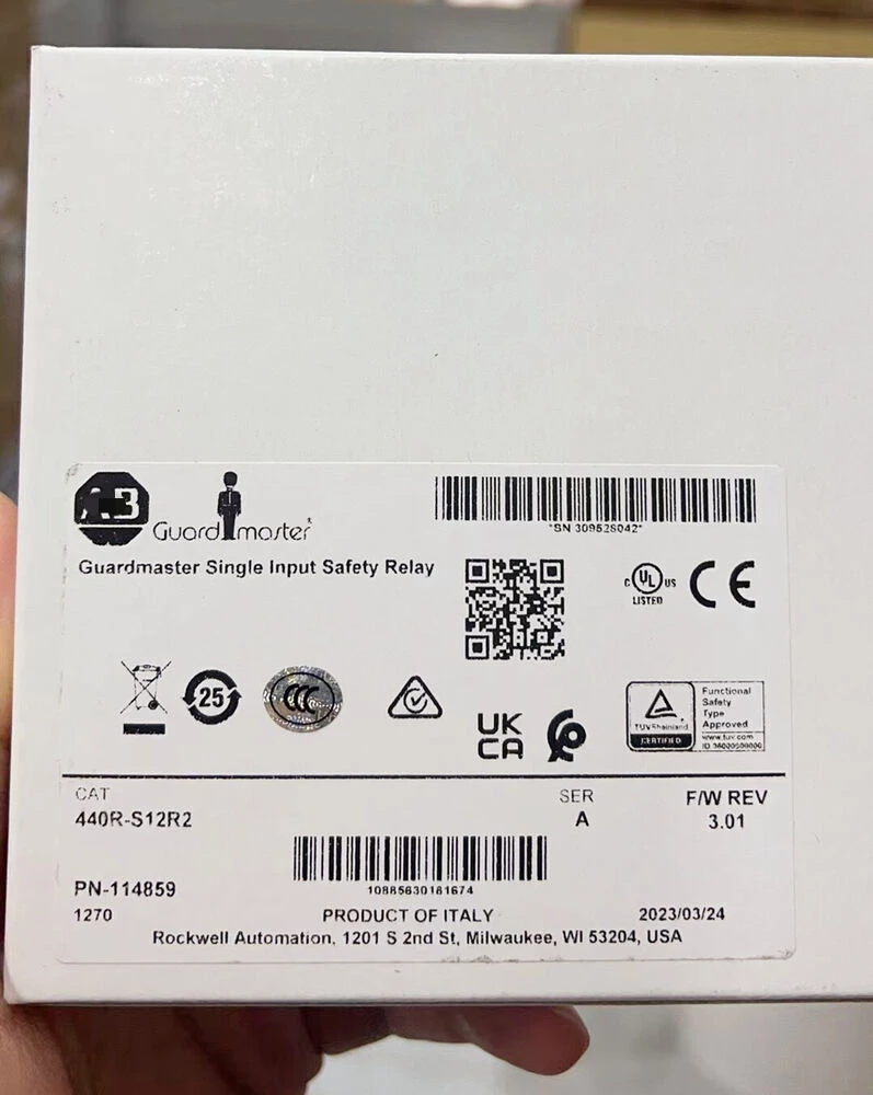 

440R-S12R2 440RS12R2 Guardmaster Single Input Safety Relay