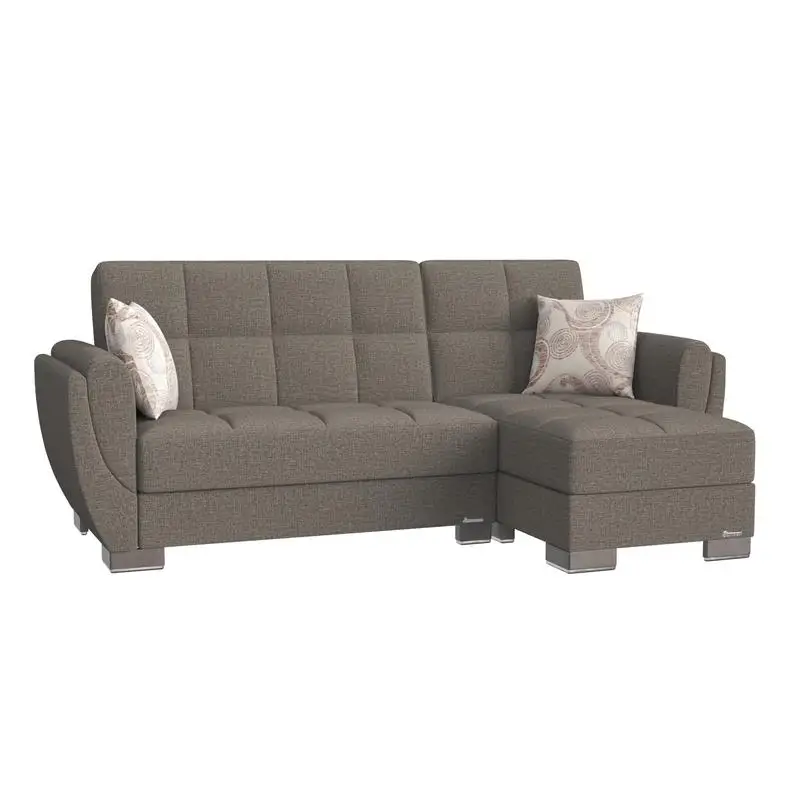 

Upholstered Convertible Chaise Lounge with Storage - SkyHaven Collection