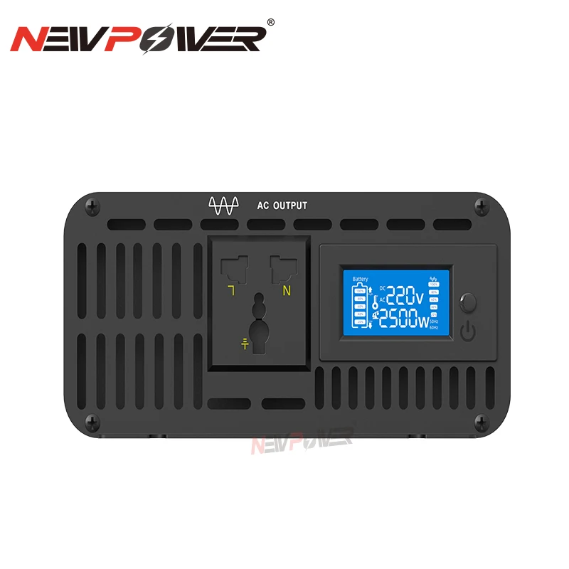 Made in China Pure Sine Wave Inverter 12v 24v 36v 48v 60v 72v 84V DC to 100v 110v 120v 220v 230v 240V AC 2500W power inverter