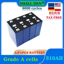 New 320Ah 310Ah 280Ah  Lifepo4 Battery 12V  24V 48V Grade A Rechargeable battery pack for Electric car Solar Energy duty-free