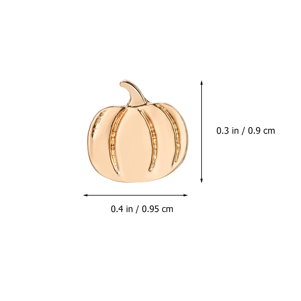 2 Pairs Pumpkin Vegetable Stud Earrings Women Fashion Studs Funny Halloween Lovely Jewelry Party Personality Hooks Festival