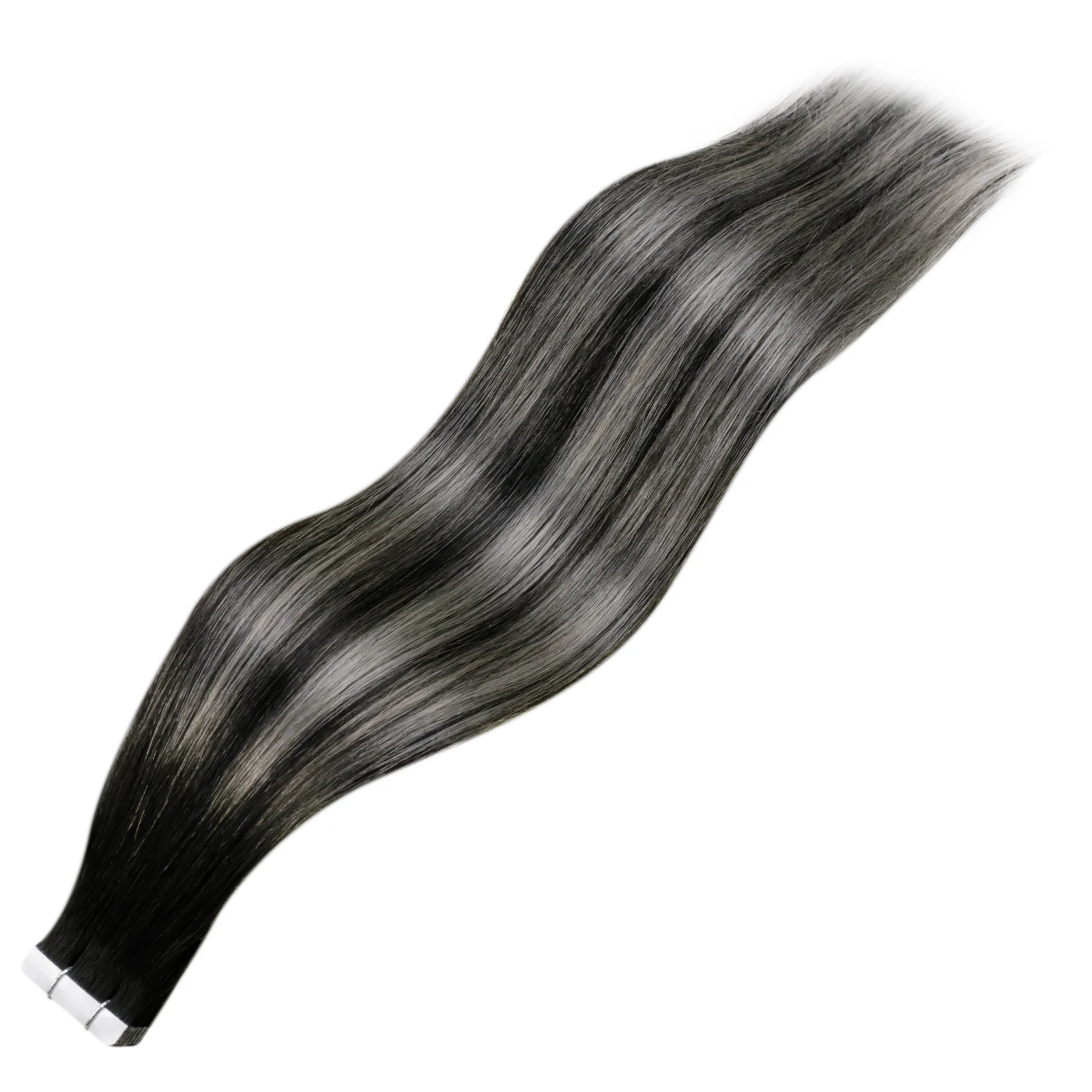 Laavoo Remy Tape in Hair Extensions For Women Real Brazilian Hair 12-24inch Straight Natural 20pcs Skin Weft Tape in Human Hair