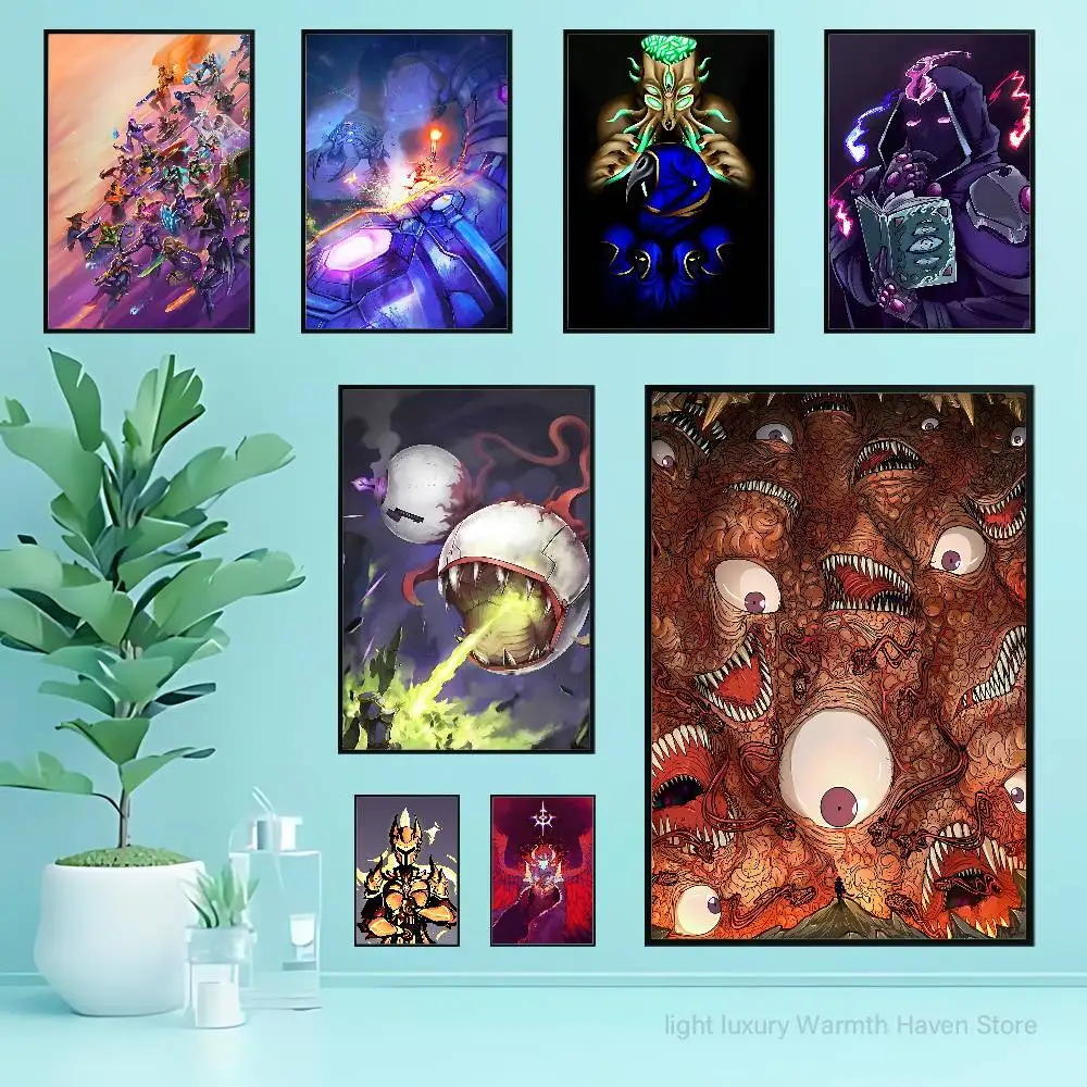 

Game T-Terrarias Poster Fancy Wall Sticker for Living room bar retro decorative painting room