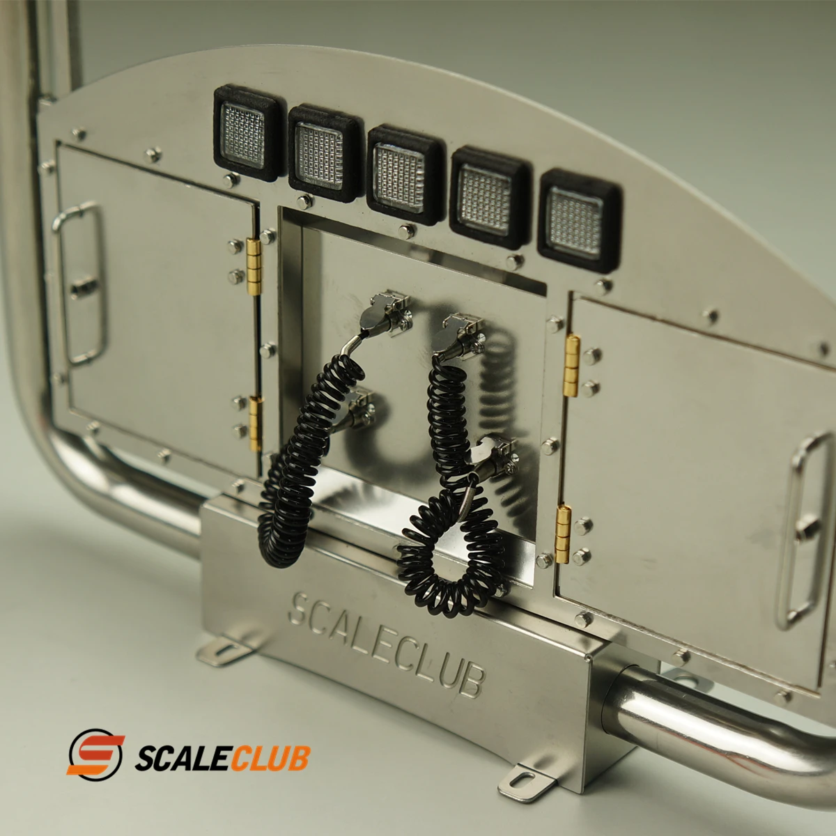 Scaleclub-ラジコントラック用の車の排気,ラジコンセミトレーラー,1/14