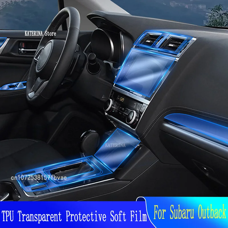 

TPU Car Interior Gear Dashboard Protective Film Transparent For Subaru Outback（2016-2020） Anti-scratch Accessories