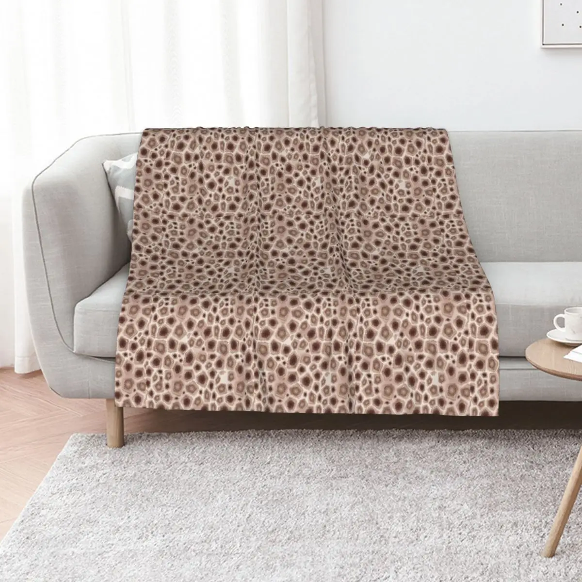 Petoskey stone Throw Blanket Decorative Beds Kid'S Bed Fashionable Quilt Luxury Designer Hair Blankets