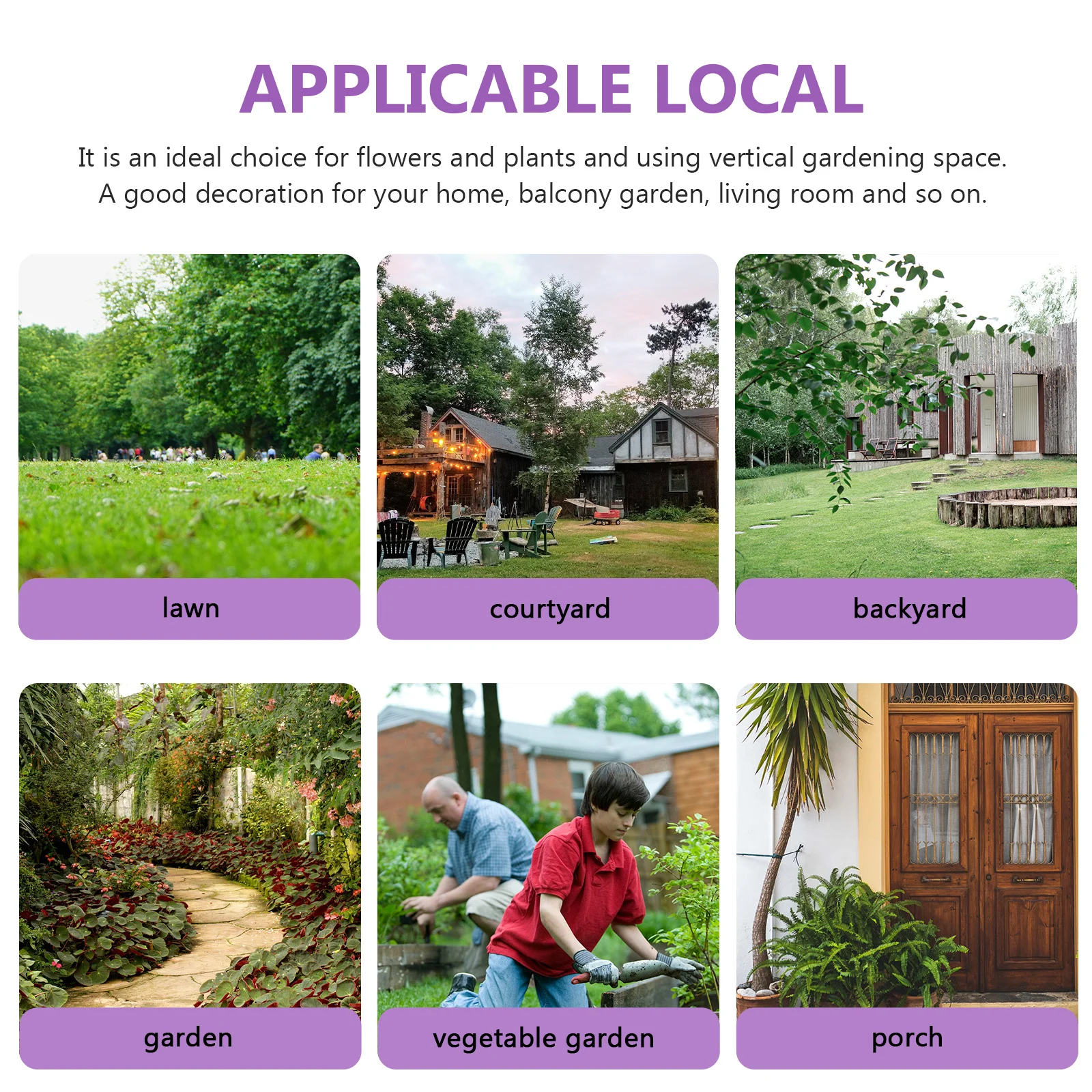 

1 Set Hanging Rack For Balcony Garden Decoration Flowerpot Stand Vertical Space Saver Hanging Shelf Flowerpot Garden Accessories