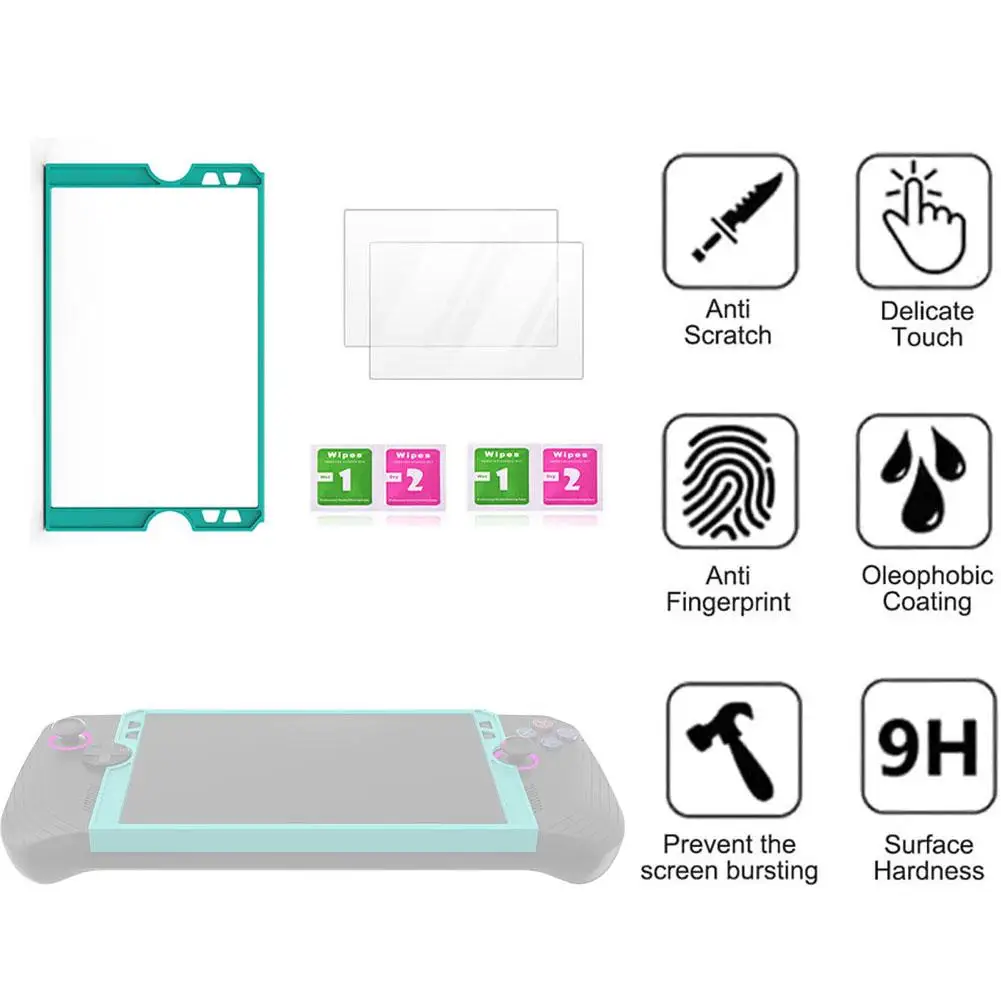 Szkło hartowane do Asus ROG Ally X Akcesoria Anti-scratch Screen Protector do konsoli do gier Asus ROG Ally HD Protector Fi N6G2