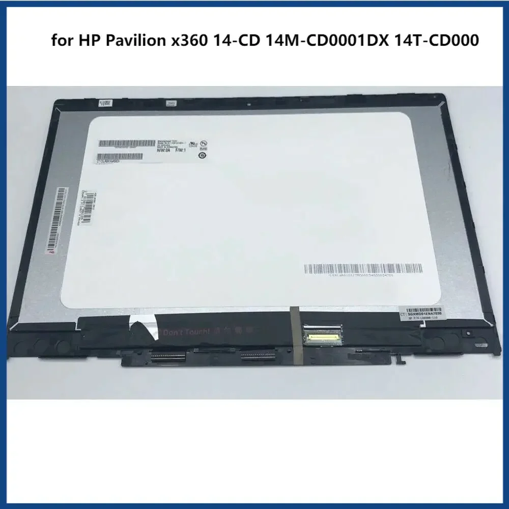 Para HP Pavilion x360 14-CD 14M-CD0001DX 14T-CD000 14 pulgadas LCD MONTAJE DE digitalizador con pantalla táctil FHD 1920x1080 30pin L18192-001