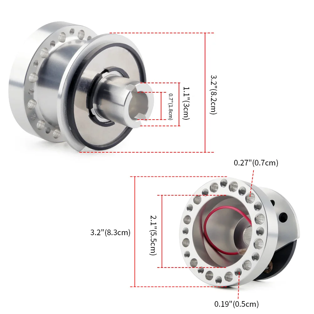 Racing Steering Wheel Hub Adapter Hub Boss Kit For CIVIC 6TH GEN (1996-2000) EK2-EK5, EK9, EJ6-EJ9, EM1OH-172 ADBK1720H