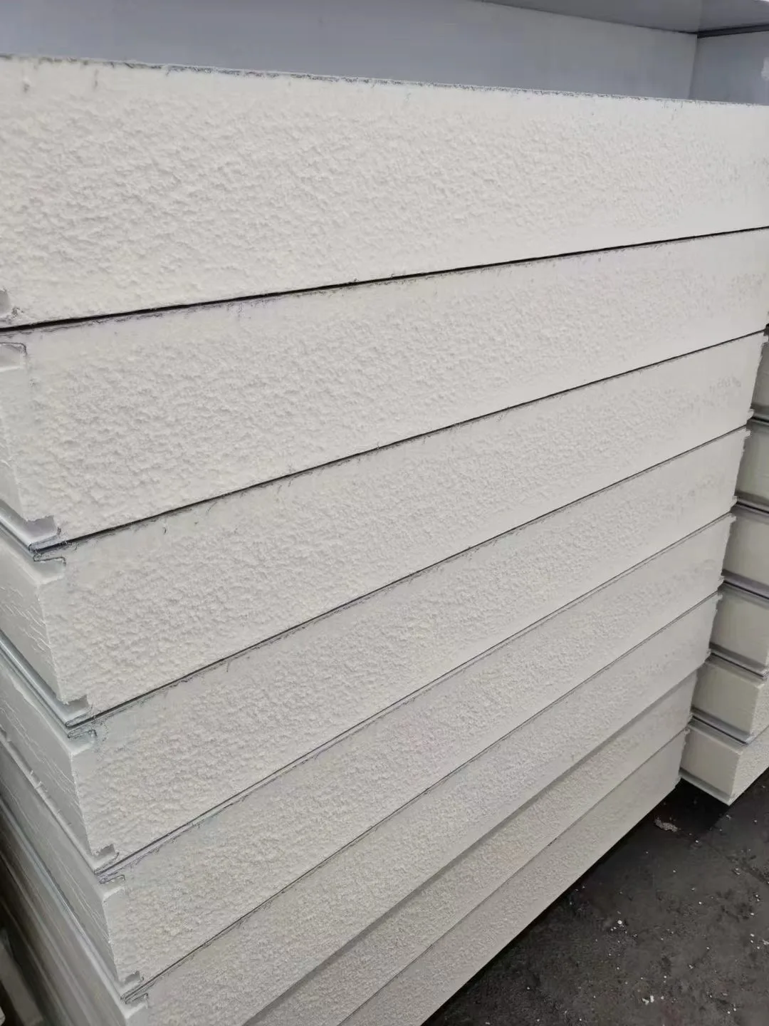 FM Approved Stainless Steel Corrugated Insulated Board PIR PUR Sandwich Panel Wall Roof for Cold Clean Room PU Core Material